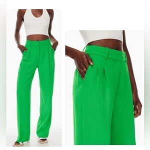 Wilfred Effortless Pants Crepette - Size 2 - Green - Boxing Day